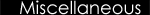 Miscellaneous